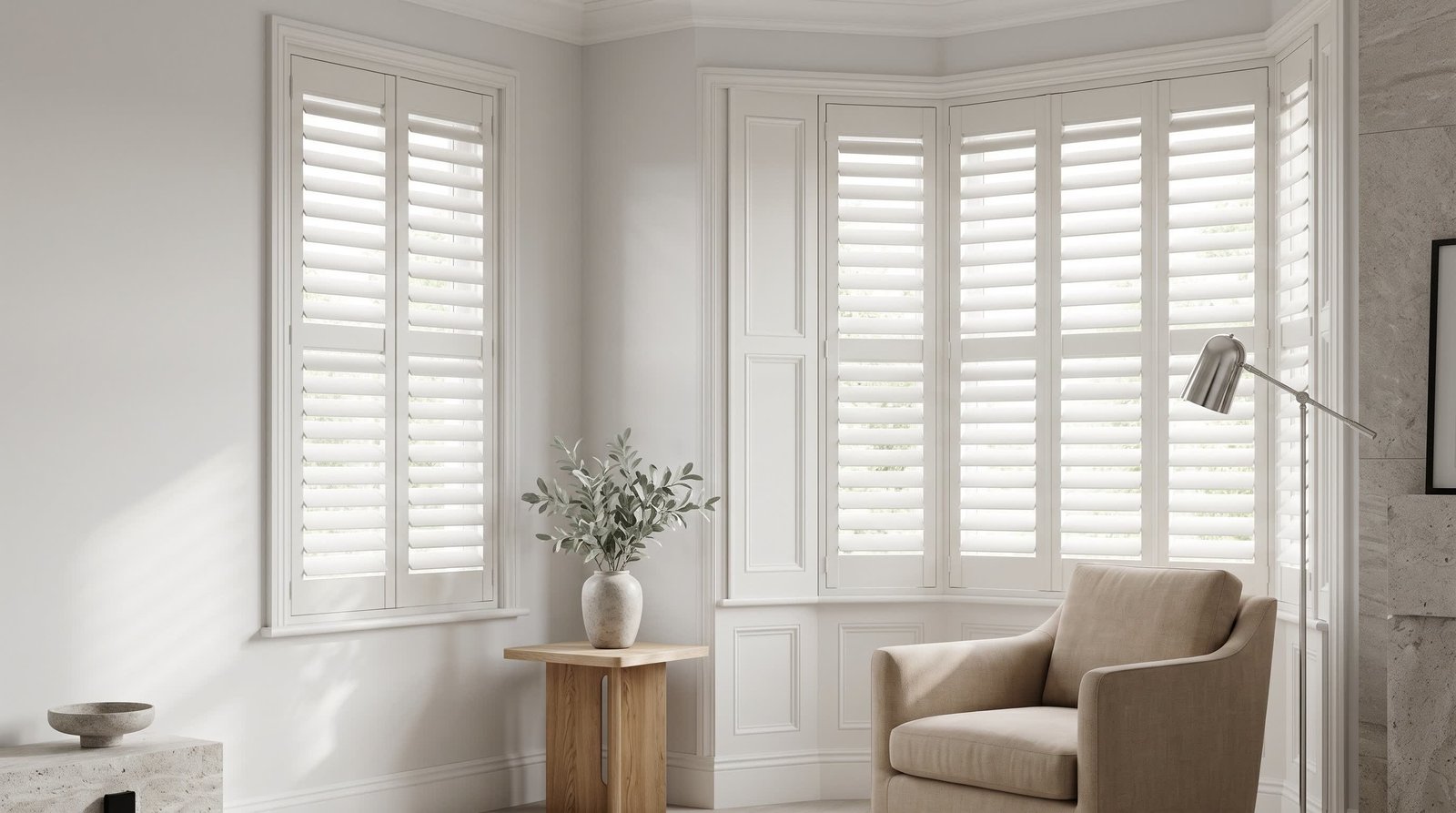 Classic PVC shutters made-to-measure