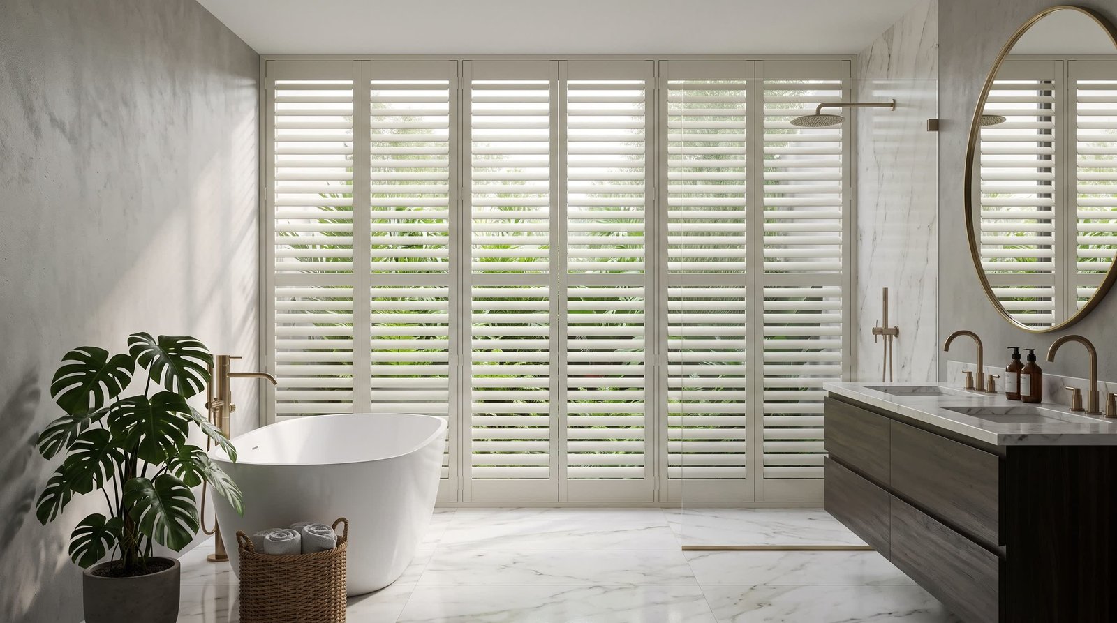 After: Classic PVC Shutters fitted