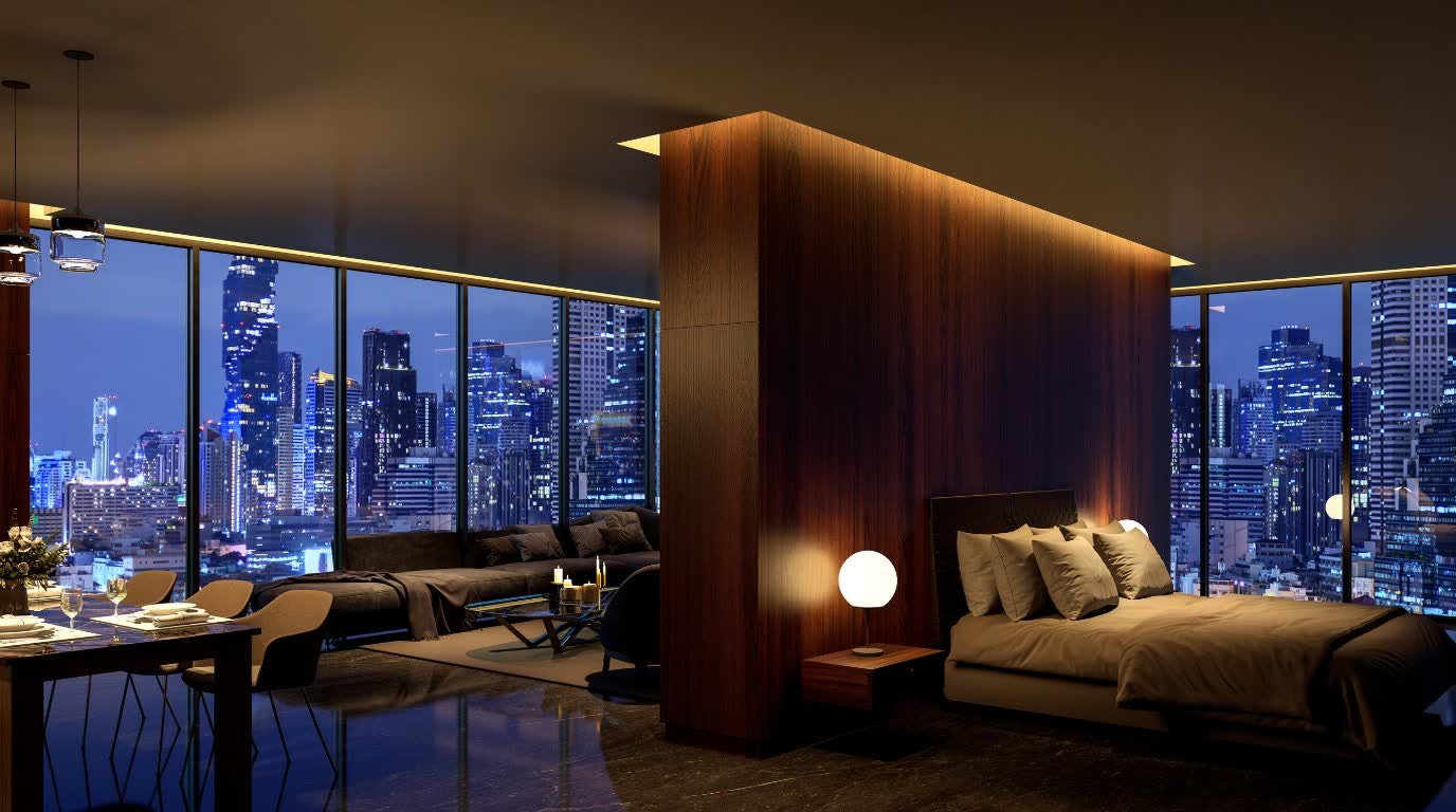 Downtown Marina Penthouse — Modern Minimal