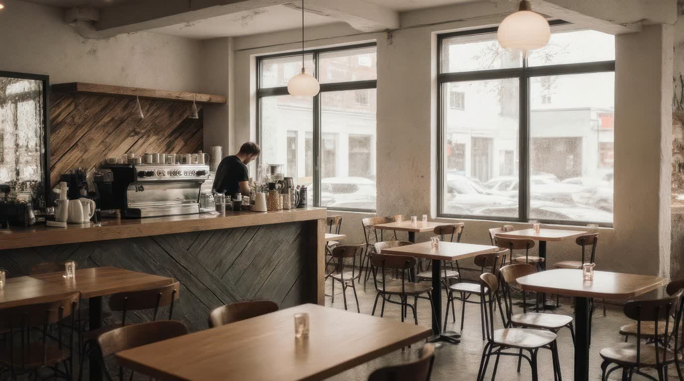 Dubai Creek Cafe — Modern Minimal