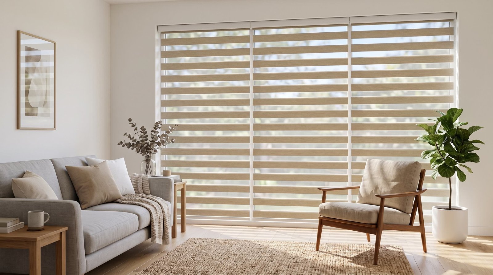 After: Duplex Blinds fitted with soft, filtered daylight