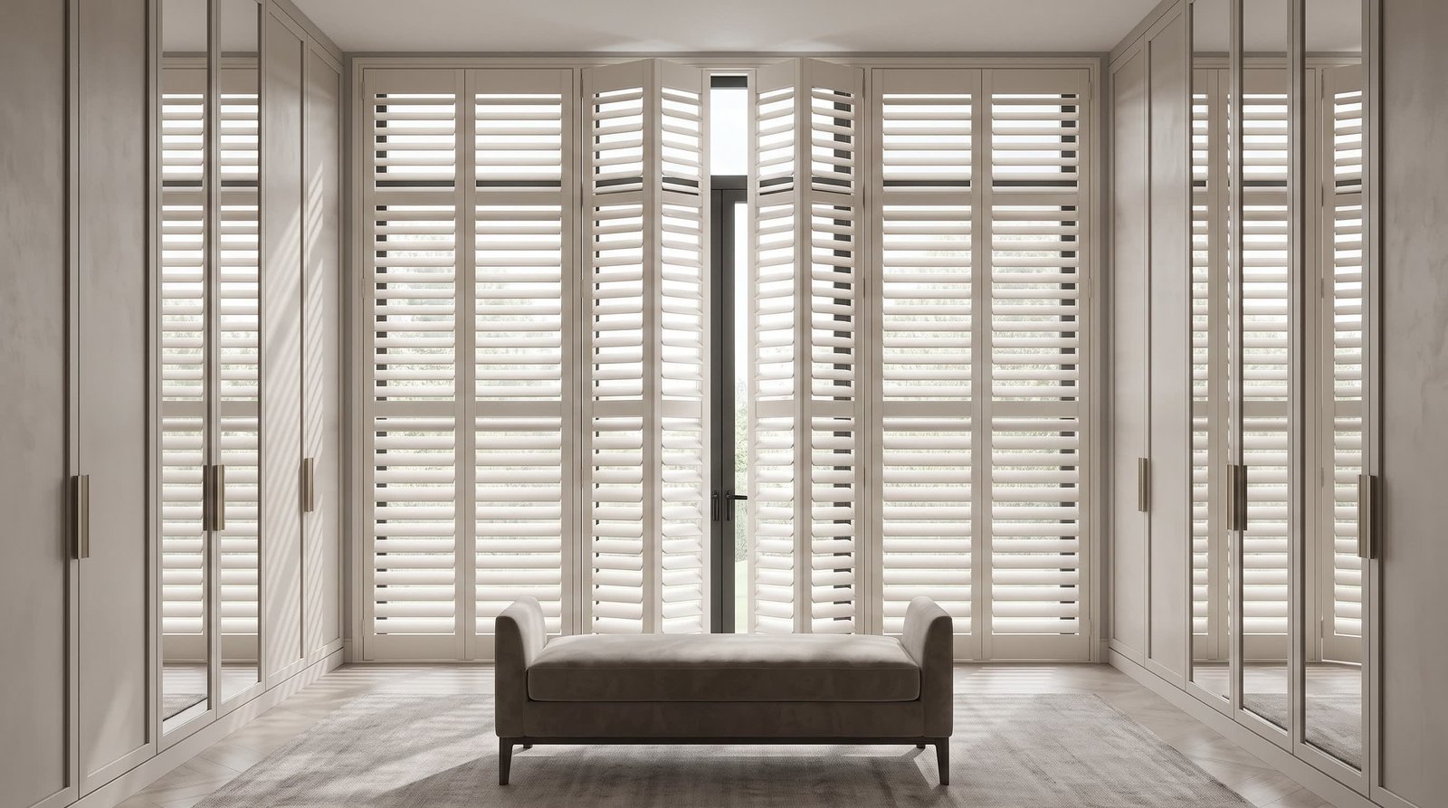 Premium Master Dressing Room — Full Height Shutters