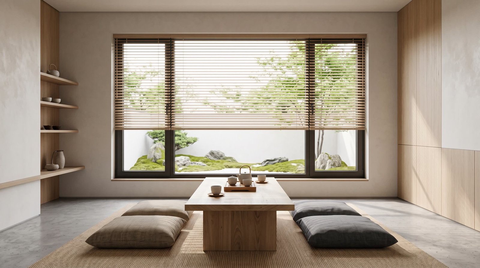 After: Honeycomb Blinds fitted with a clean, layered finish