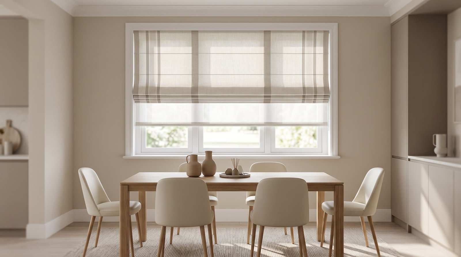 Dining Room — Roman Blinds