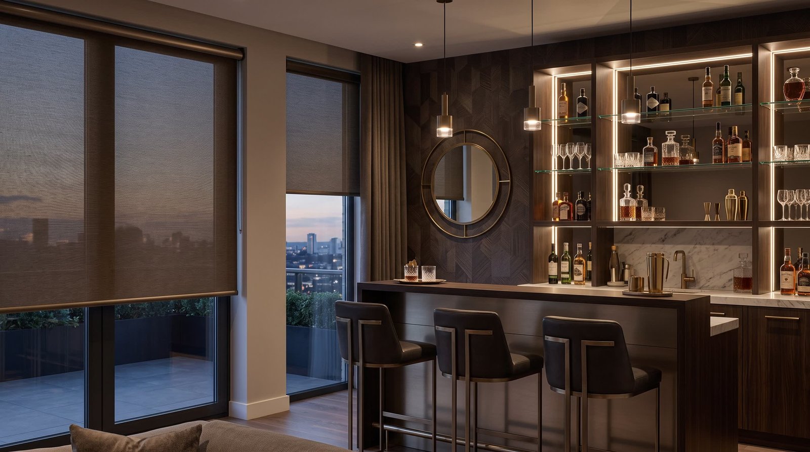 Modern Beauty Salon Interior — Romex Blinds