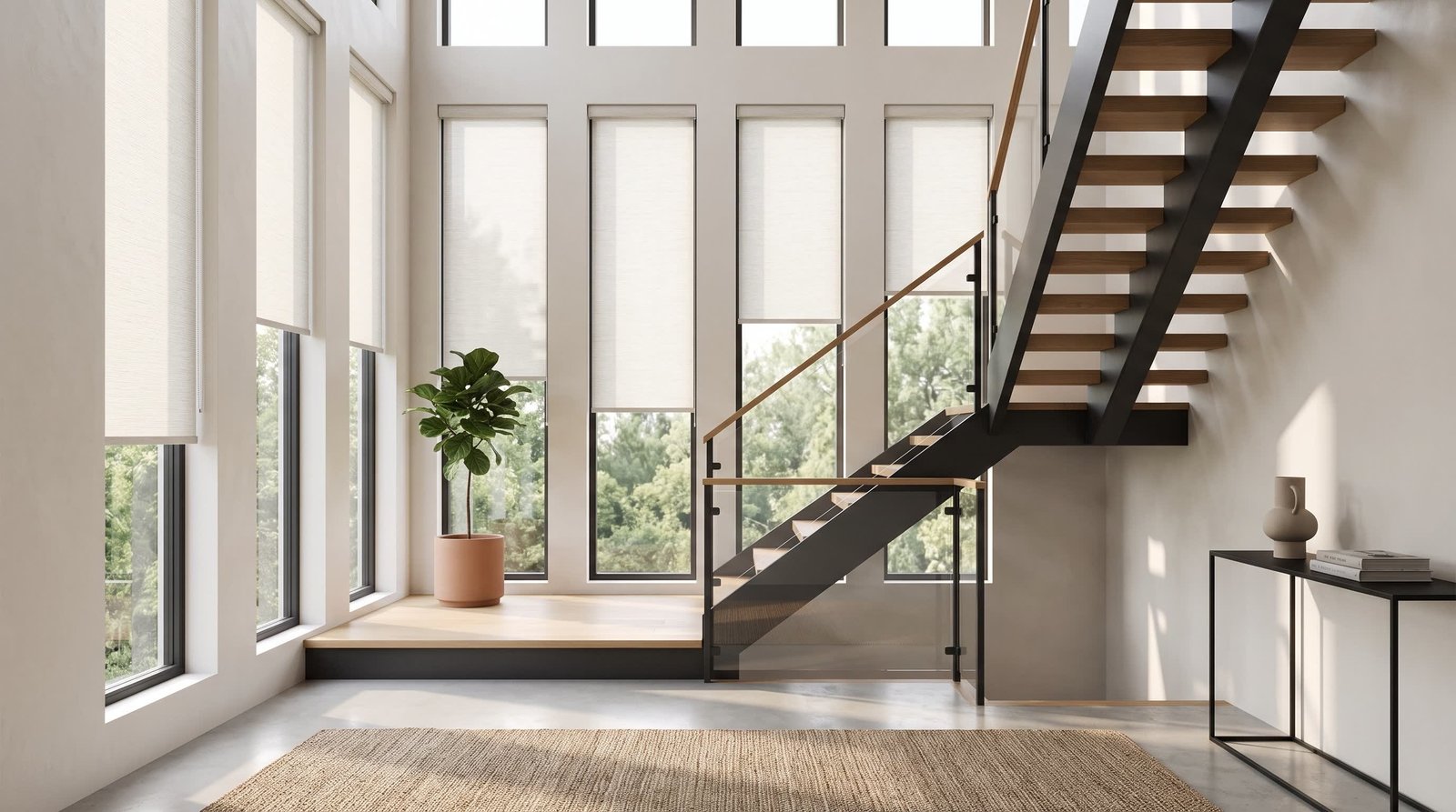 Indoor Courtyard Seating Area — Romex Blinds