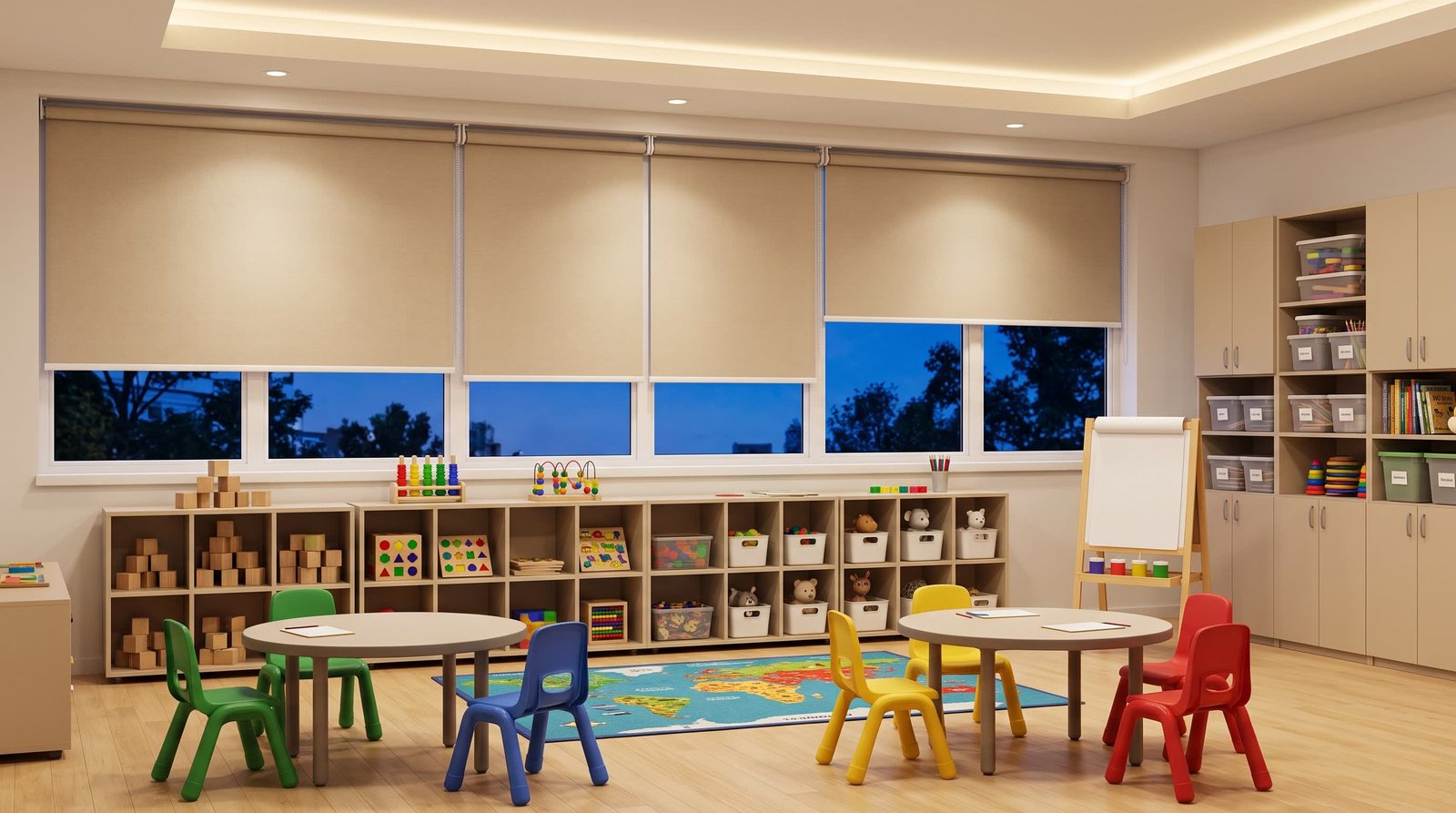 Preschool Activity Room &mdash; School Blinds