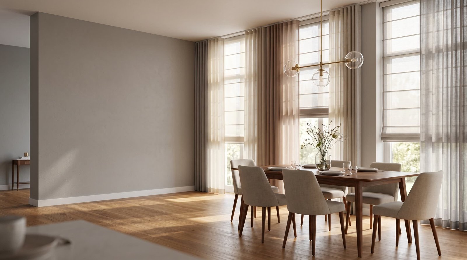 Elegant Dining Room — Signature Designer Blinds