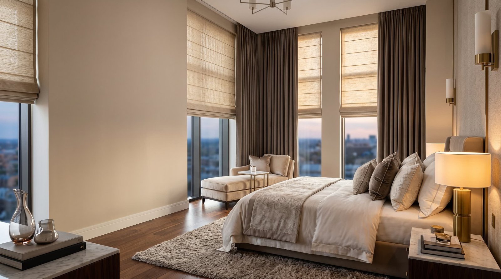 Boutique Hotel Suite — Signature Designer Blinds