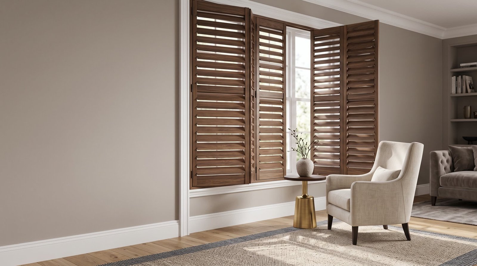 Signature Wood shutters made-to-measure