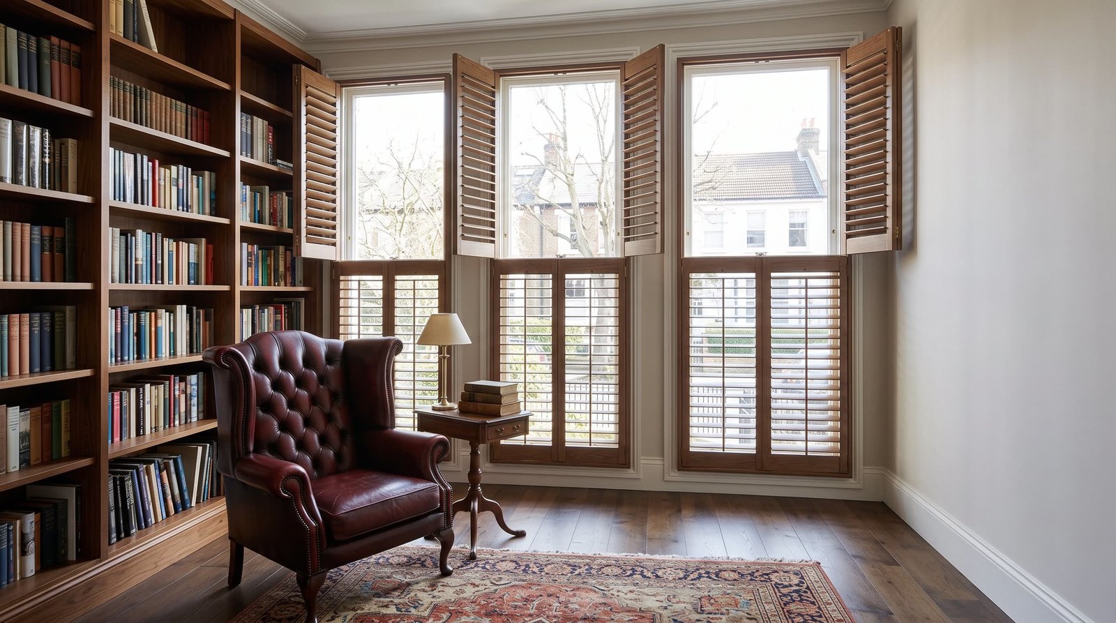 After: Tracked Shutters fitted