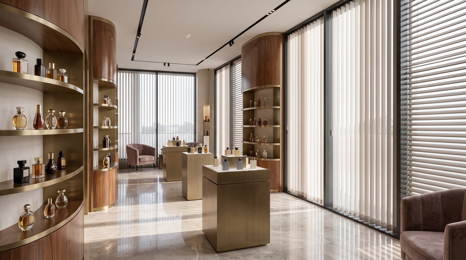 Luxury Architectural Hallway — Vertex Blinds