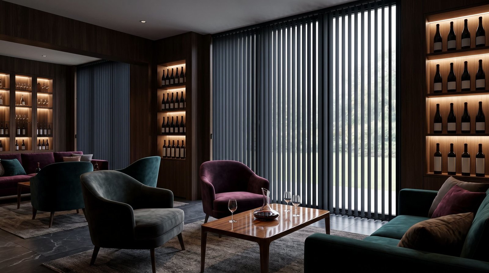 Exclusive Wine Tasting Lounge — Vertex Blinds