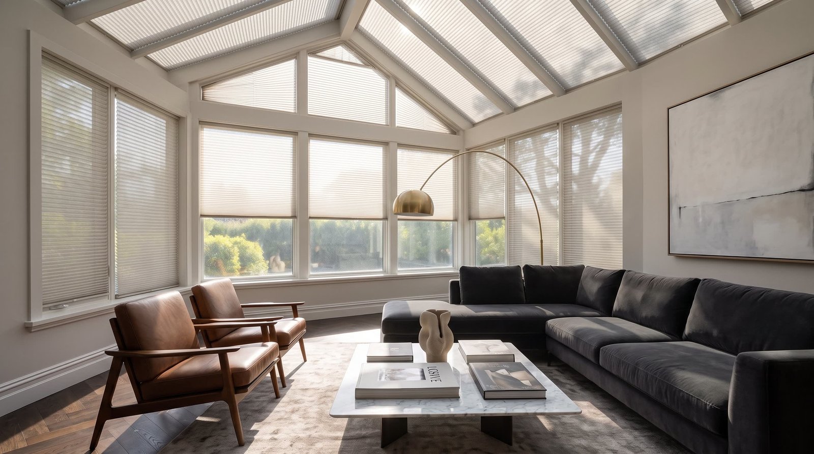 After: Vertex Blinds fitted with a clean, layered finish
